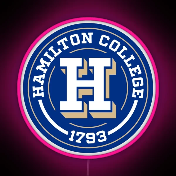 Hamilton College Circle RGB Neon Sign