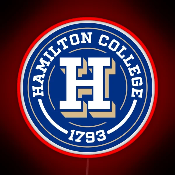 Hamilton College Circle RGB Neon Sign