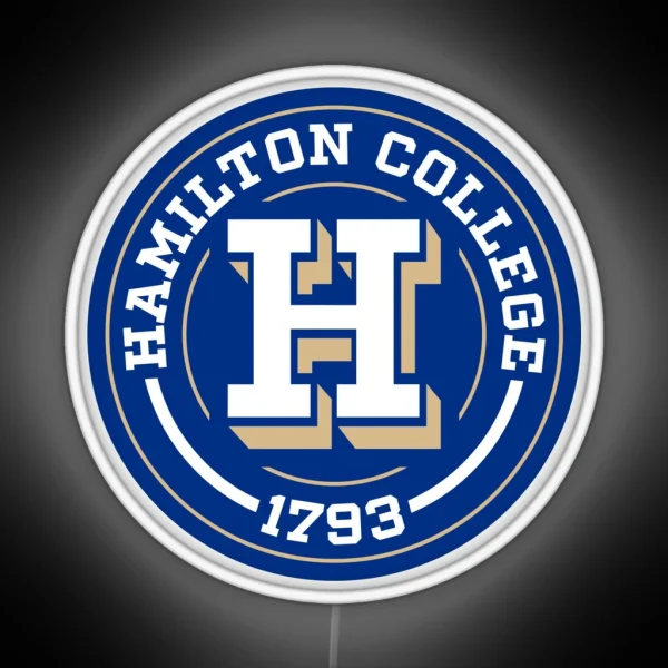 Hamilton College Circle RGB Neon Sign