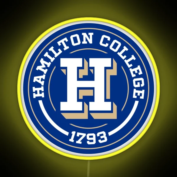 Hamilton College Circle RGB Neon Sign