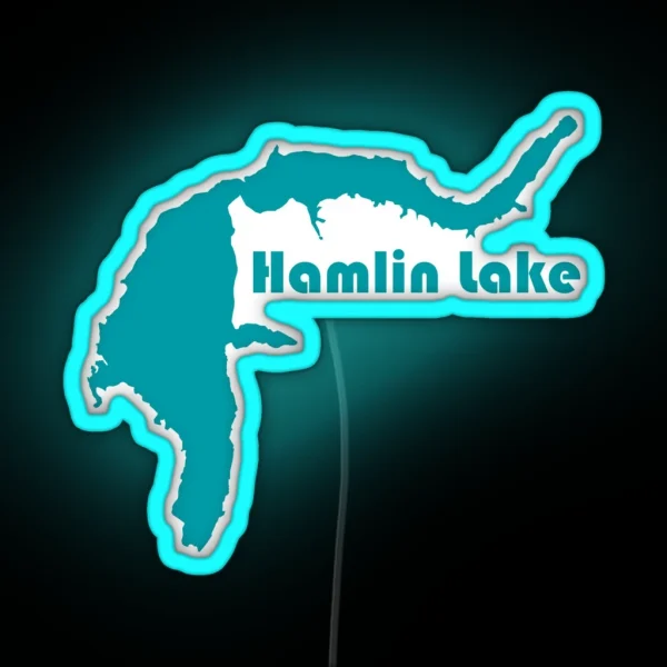 Hamlin Lake Michigan RGB Neon Sign