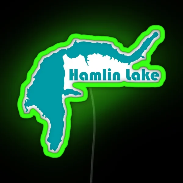 Hamlin Lake Michigan RGB Neon Sign