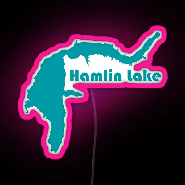 Hamlin Lake Michigan RGB Neon Sign