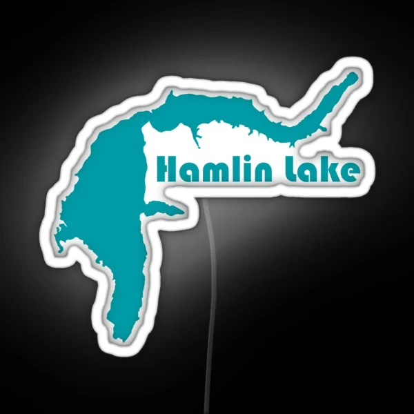 Hamlin Lake Michigan RGB Neon Sign