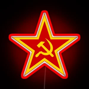 Hammer And Sickle RGB Neon Sign