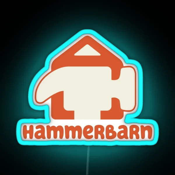 Hammerbarn From Bluey RGB Neon Sign