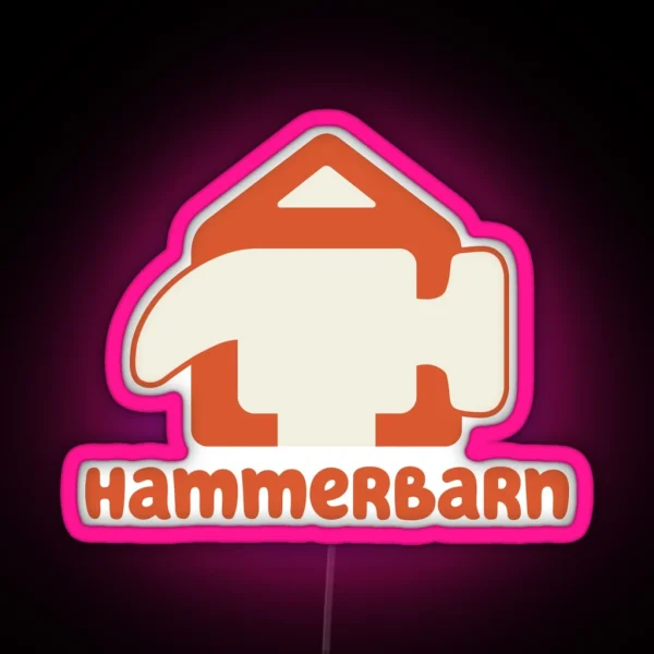 Hammerbarn From Bluey RGB Neon Sign