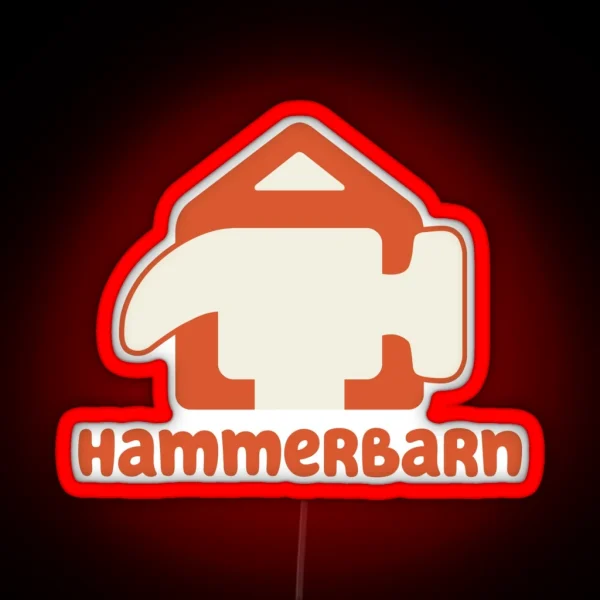 Hammerbarn From Bluey RGB Neon Sign