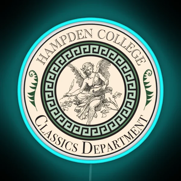 Hampden College Classics Department The Secret History RGB Neon Sign