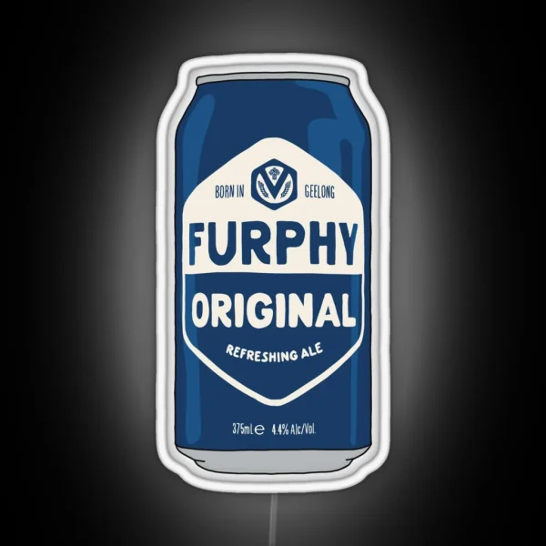 Hand Drawn Furphy Original Can RGB Neon Sign