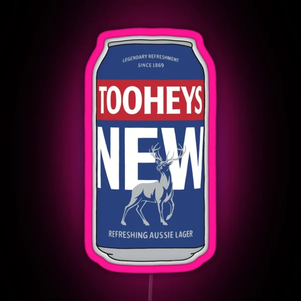 Hand Drawn Tooheys New 2023 Can RGB Neon Sign