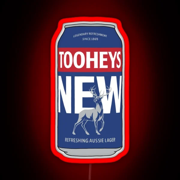 Hand Drawn Tooheys New 2023 Can RGB Neon Sign