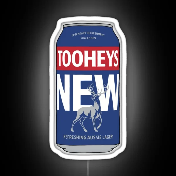 Hand Drawn Tooheys New 2023 Can RGB Neon Sign