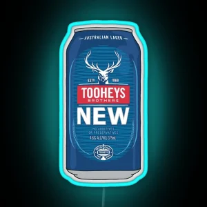 Hand Drawn Tooheys New Can RGB Neon Sign