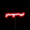 Handwritten YOYOK Neon Sign in Vibrant RGB Colors Glows.