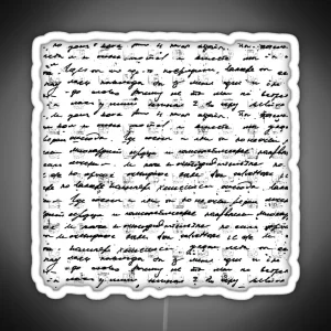 Handwritten Text 1920 S RGB Neon Sign