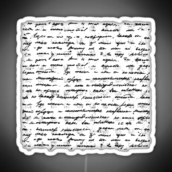 Handwritten Text 1920 S RGB Neon Sign