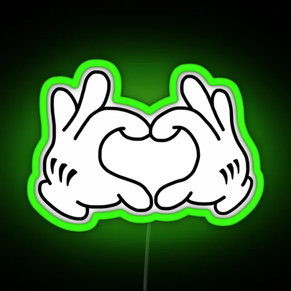 Handy Love RGB Neon Sign