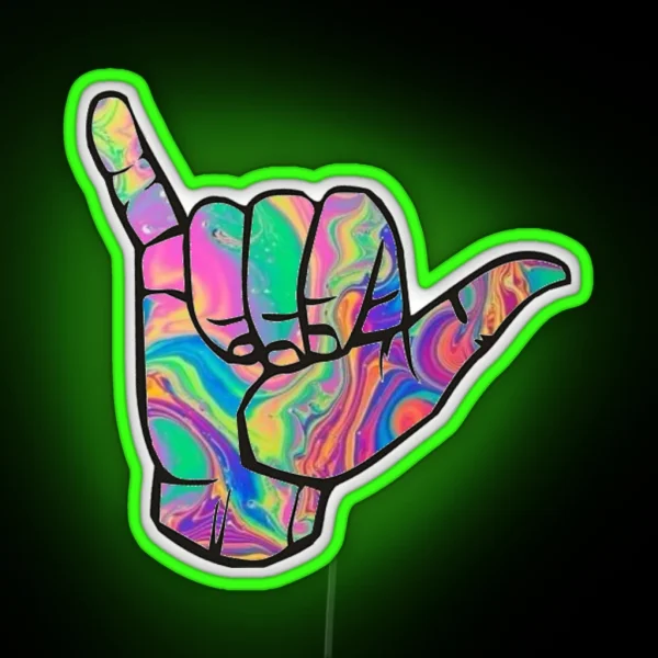 Hang Loose RGB Neon Sign