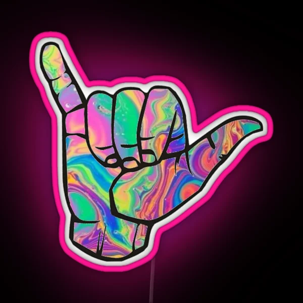 Hang Loose RGB Neon Sign