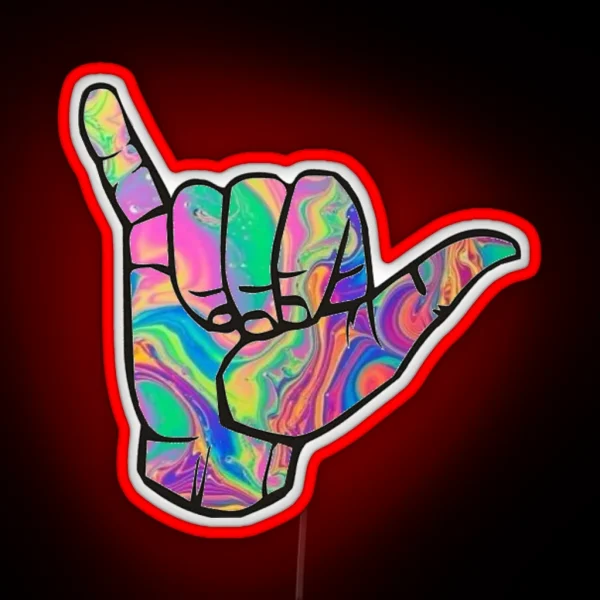 Hang Loose RGB Neon Sign