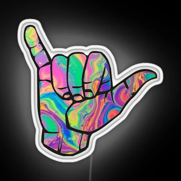 Hang Loose RGB Neon Sign