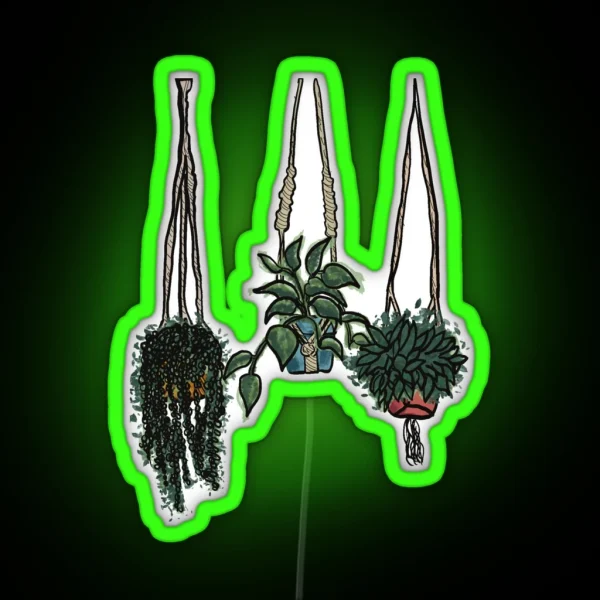 Hanging Around RGB Neon Sign