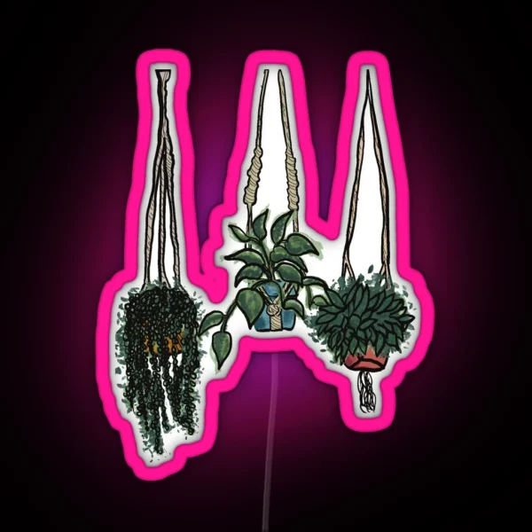 Hanging Around RGB Neon Sign