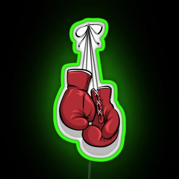 Hanging Gloves RGB Neon Sign