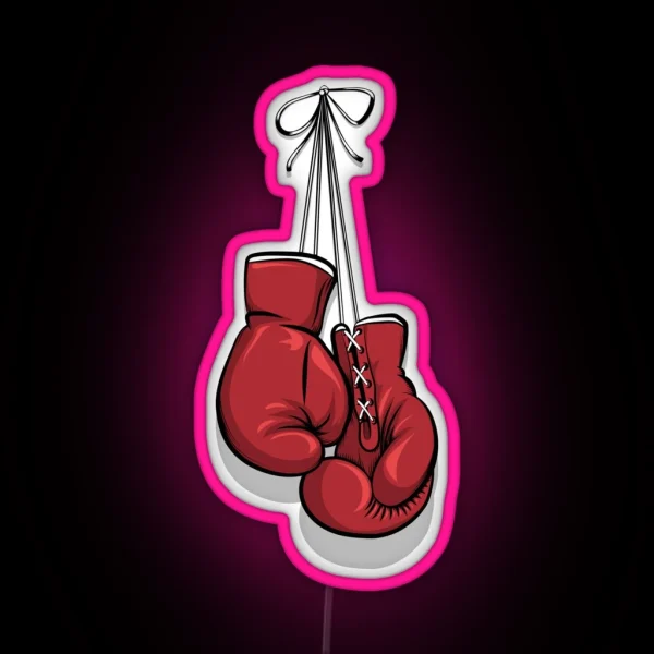 Hanging Gloves RGB Neon Sign