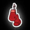 Vibrant Neon Boxing Glove Wall Decor with Color Changing Effects