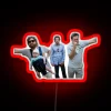 RGB Neon Sign: Hangover Elevator Scene Iconic Comedy Movie Art Decoration