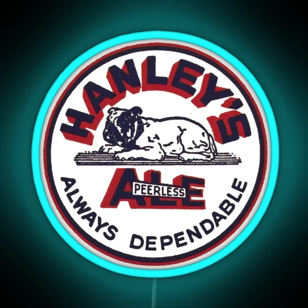 Hanley S Peerless Ale Always Dependable RGB Neon Sign