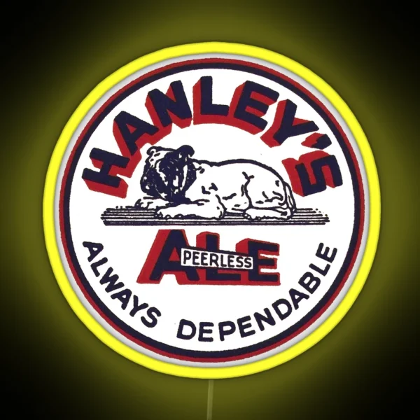 Hanley S Peerless Ale Always Dependable RGB Neon Sign