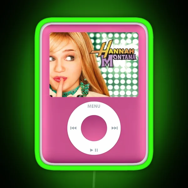 Hannah Ipod RGB Neon Sign