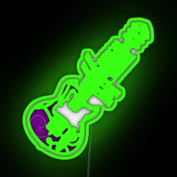 Hannah Montana Guitar RGB Neon Sign