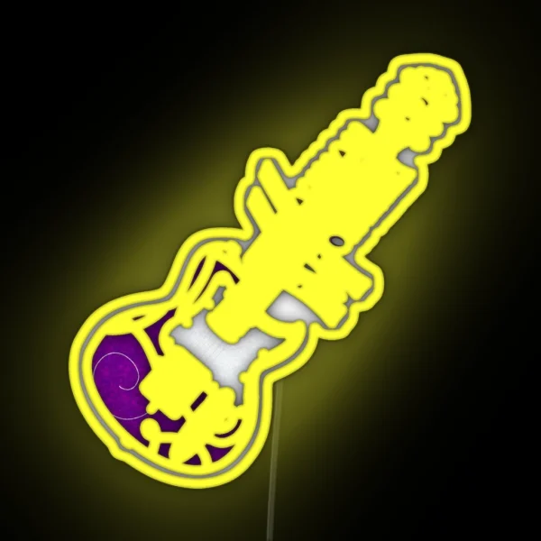 Hannah Montana Guitar RGB Neon Sign