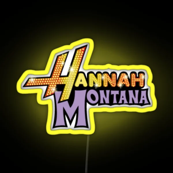 Hannah Montana Logo RGB Neon Sign
