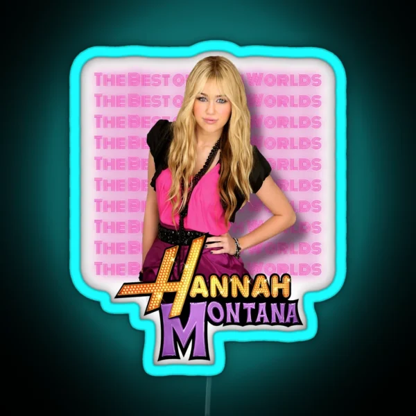 Hannah Montana RGB Neon Sign
