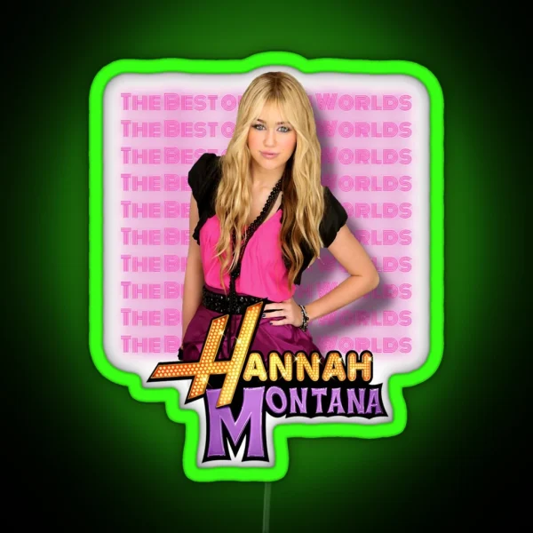 Hannah Montana RGB Neon Sign