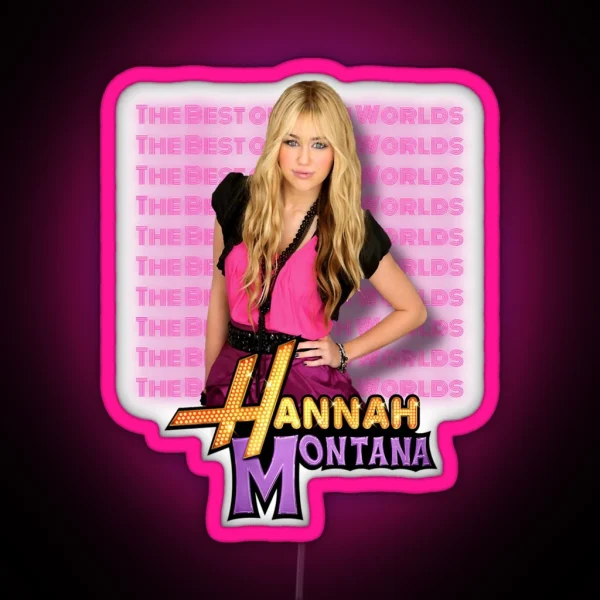 Hannah Montana RGB Neon Sign
