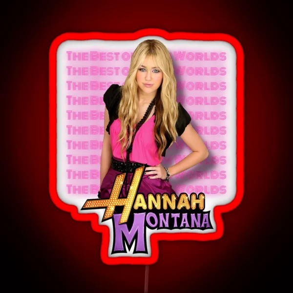 Hannah Montana RGB Neon Sign