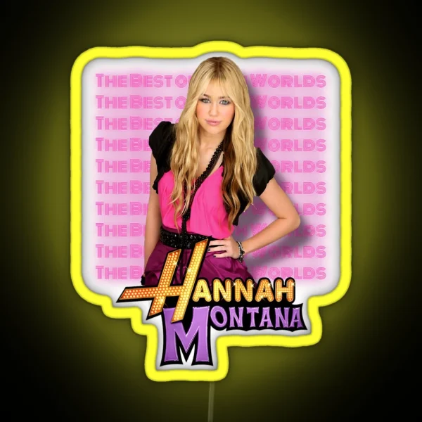 Hannah Montana RGB Neon Sign