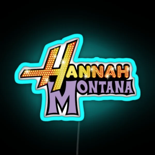 Hannah Montana RGB Neon Sign