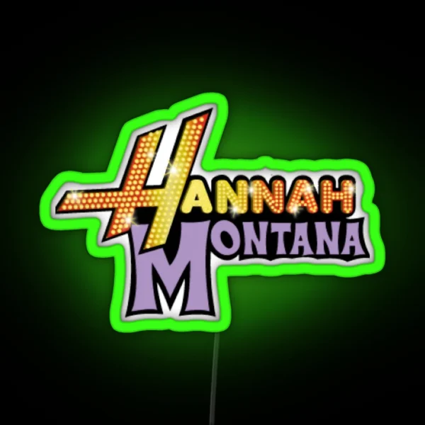 Hannah Montana RGB Neon Sign