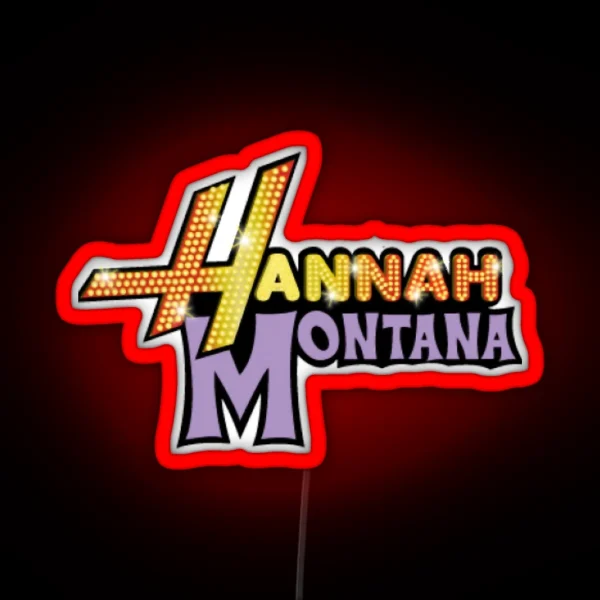 Hannah Montana RGB Neon Sign
