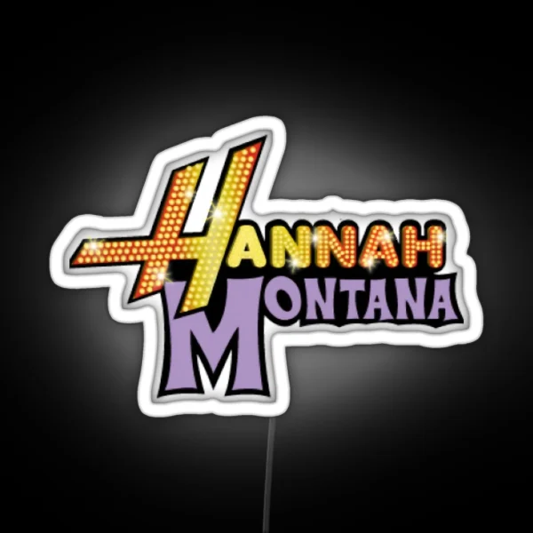 Hannah Montana RGB Neon Sign