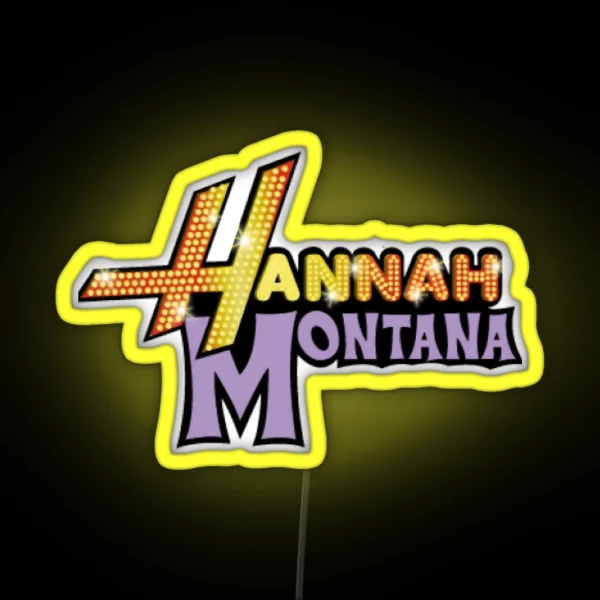 Hannah Montana RGB Neon Sign