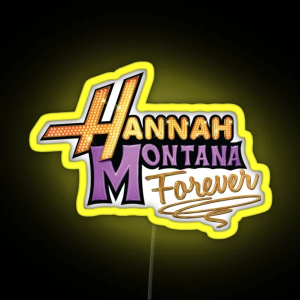 HANNAH MONTANA RGB Neon Sign