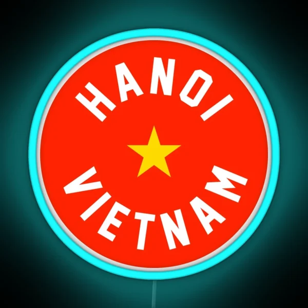 Hanoi Vietnam RGB Neon Sign